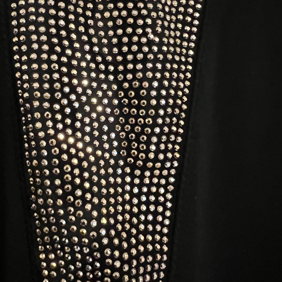 Glam black and gold summer night halter tank - Picture 4 of 5
